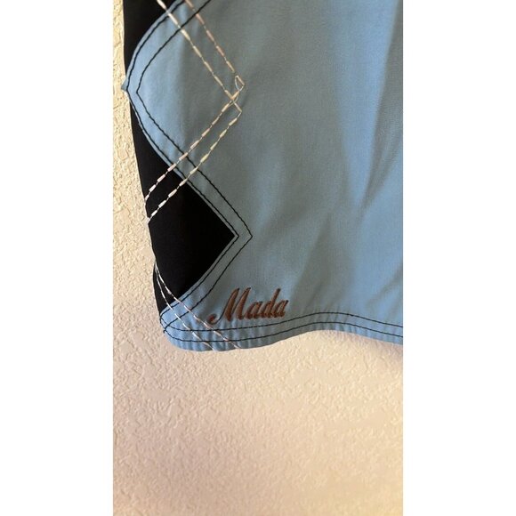 Mada Pink And Blue Board Shorts Sz 30 beachycoastal resort wear - Picture 5 of 10